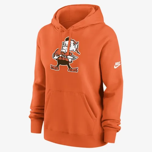Cleveland колір коричневийs Club жіноча Nike NFL Pullover Толстовка з капюшоном Orange