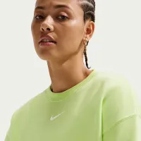Nike Sportswear Phoenix Fleece женская оверсайз Crew-Neck свитшот Yellow