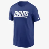New York Giants Primetime Wordmark Essential чоловічі Nike NFL футболка блакитний