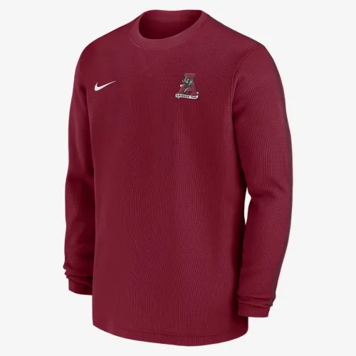 Alabama Crimson Tide Sideline Coach мужские Nike College Long-Sleeve Top цвет красный
