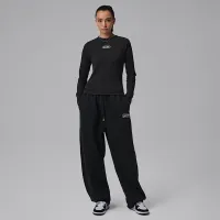 Nike Jordan Flight жіноча Long-Sleeve Top колір чорний