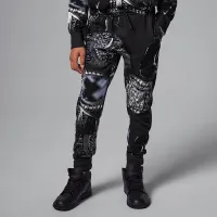 Nike Jordan MVP Big дитячі Fleece Printed Pants колір чорний
