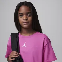 Nike Jordan Essentials Big детские футболка Pink