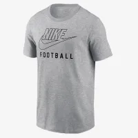 Nike Swoosh мужские Football футболка цвет серый