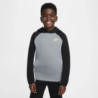 Nike Sportswear Tech Fleece Big дитячі (для хлопчиків) Pullover Толстовка з капюшоном колір сірий