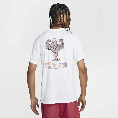 Nike чоловічі Dri-FIT Fitness футболка колір білий