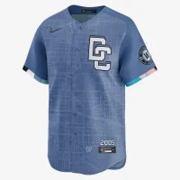 CJ Abrams Washington Nationals City Connect Men’s Nike Dri-FIT ADV MLB Limited Jersey колір сірий