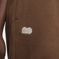 Nike Naomi Osaka Phoenix Fleece женская С высокой Талией оверсайз Pants цвет коричневый