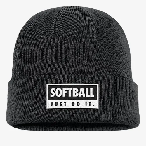 Nike Swoosh Peak Softball Beanie цвет черный