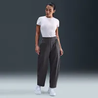 Nike 24.7 PerfectStretch жіноча Dri-FIT З високою талією Loose Barrel-Leg Pants колір сірий