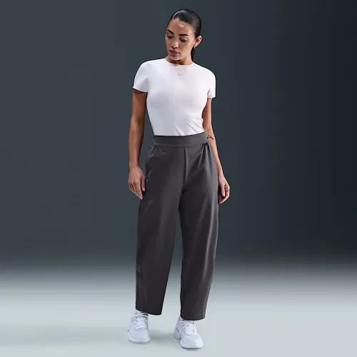 Nike 24.7 PerfectStretch женская Dri-FIT С высокой Талией Loose Barrel-Leg Pants цвет серый