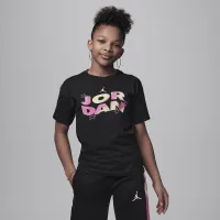 Nike Jordan Lemonade Stand Big дитячі Graphic футболка колір чорний