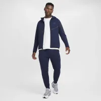 Nike Tech мужские Full-Zip Windrunner Толстовка с капюшоном синий