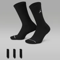Nike Jordan Everyday Crew носки (3 пары) цвет черный