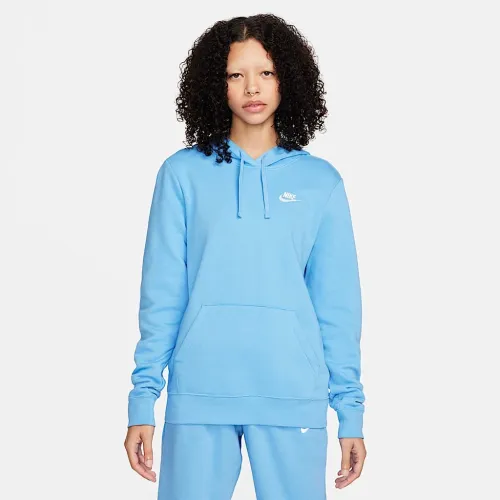 Nike Sportswear Club Fleece женская Pullover Толстовка с капюшоном синий