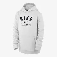 Nike Big дитячі Softball Pullover Толстовка з капюшоном колір білий