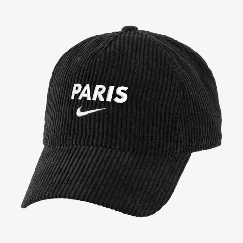 Paris Saint-Germain Nike Soccer Corduroy Cap цвет черный