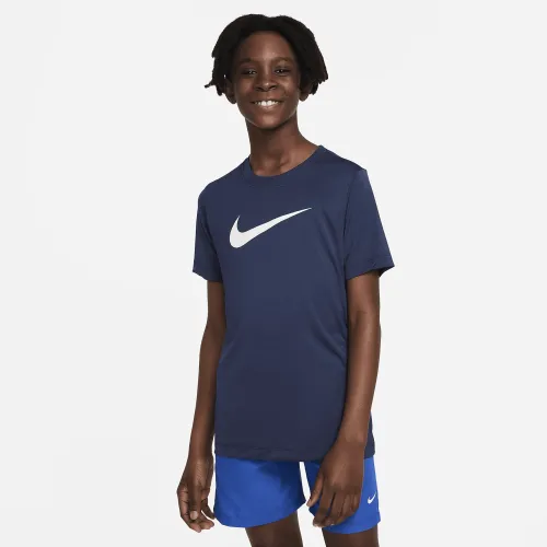 Nike Dri-FIT Legend Big дитячі (для хлопчиків) футболка блакитний