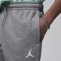 Nike Jordan MJ Brooklyn Fleece Essentials Big детские Pants цвет серый