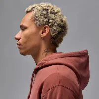 Nike Jordan Flight Fleece мужские Pullover Толстовка с капюшоном цвет коричневый