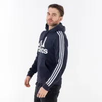Кофта/футболка adidas Essentials Fleece 3-Stripes Logo Толстовка с капюшоном H14642 - Синяя
