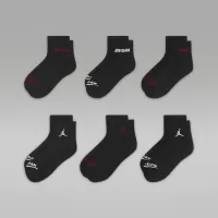 Nike Jordan Legend Big дитячі Ankle шкарпетки (6 пар) колір чорний