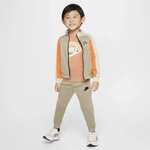 Nike Sportswear Dri-FIT Reimagine Toddler Tricot комплект колір коричневий