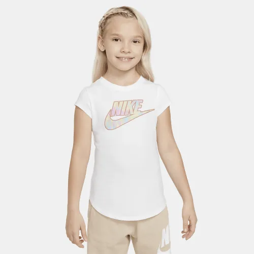 Nike Club Little дитячі Graphic футболка колір білий