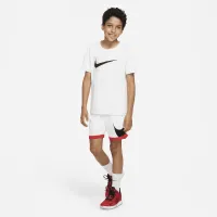 Nike Dri-FIT Big дитячі (для хлопчиків) баскетбольні шорти колір білий