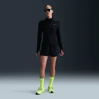 Nike Swift жіноча Dri-FIT UV 1/4-Zip Running Top колір чорний