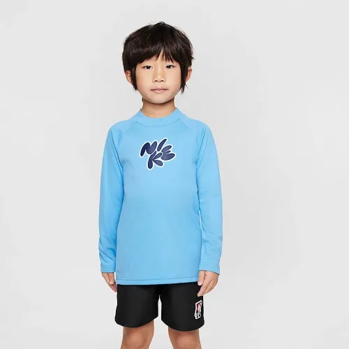 Nike Swim Hydroguard Little детские Long-Sleeve Top синий