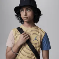 Nike Jordan Zen Master Big детские Graphic футболка цвет коричневый