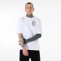 Футболка Champion T-shape Classic Print бавовняні218640-WW001 - Біла
