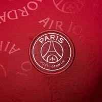 Nike Paris Saint-Germain Academy Pro Fourth мужские Jordan Dri-FIT Soccer Short-Sleeve Pre-Match Top цвет красный