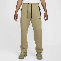 Nike Tech мужские Fleece Open-Hem Pants цвет коричневый