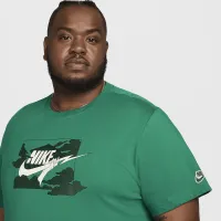 Nike Club мужские футболка цвет зеленый