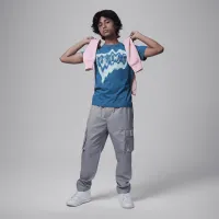 Nike Jordan Air Heat Map Big детские Graphic футболка синий
