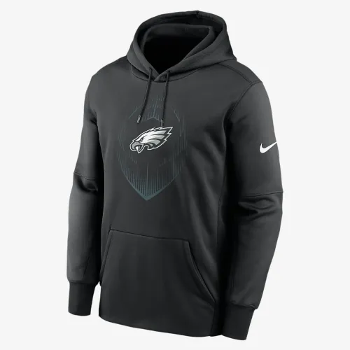Philadelphia Eagles Icon Men’s Nike Therma NFL Pullover Толстовка з капюшоном колір чорний