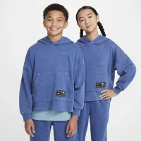 Nike Culture Of баскетбольні Big дитячі Fleece Pullover Толстовка з капюшоном блакитний