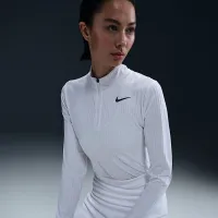 Nike Tour женская Dri-FIT ADV 1/2-Zip для гольфа Top цвет белый