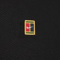 NikeCourt Heritage чоловічі Short-Sleeve Tennis Top колір чорний
