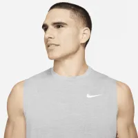 Nike чоловічі Heatheколір червоний Sleeveless Hydroguard Swim Shirt колір сірий
