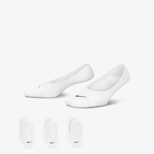 Nike Everyday Lightweight женская тренировочные Footie носки (3 пары) цвет белый