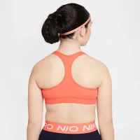 Nike Swoosh Girls' Sports Bra Orange