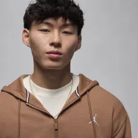 Nike Jordan Brooklyn Fleece мужские Full-zip Толстовка с капюшоном цвет коричневый