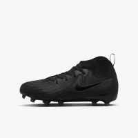 Nike Jr. Phantom Luna 2 Academy Little/Big дитячі MG футбольні бутси колір чорний
