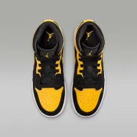 Nike Air Jordan 1 Mid SE Big детские Кроссовки цвет черный