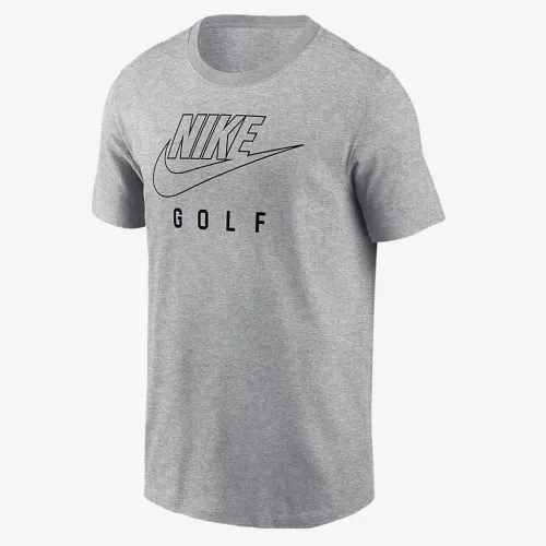 Nike Swoosh чоловічі для гольфу футболка колір сірий