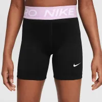 Nike Pro Girls' шорти колір чорний