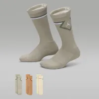 Nike Jordan Big детские Diamond Crew носки (3 пары) цвет белый